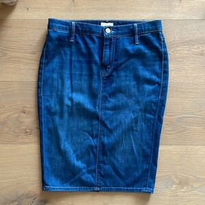 MOTHER blue jean pencil skirt. Size 26